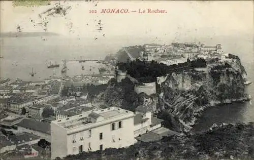 Ak Monte Carlo Monaco, Le Rocher