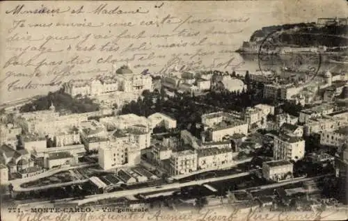 Ak Monte Carlo Monaco, Gesamtansicht