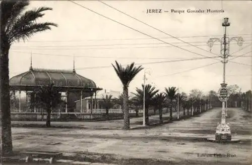 Ak Jerez de la Frontera Andalusien Spanien, Parque Gonzalez Hontoria