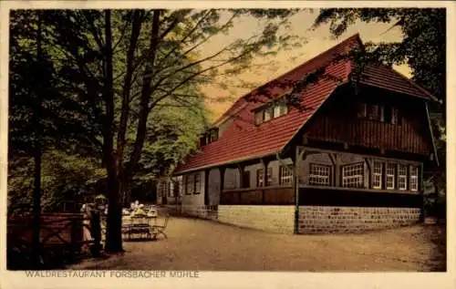 Ak Hoffnungsthal Rösrath im Rheinisch Bergischen Kreis, Waldrestaurant Forsbacher Mühle