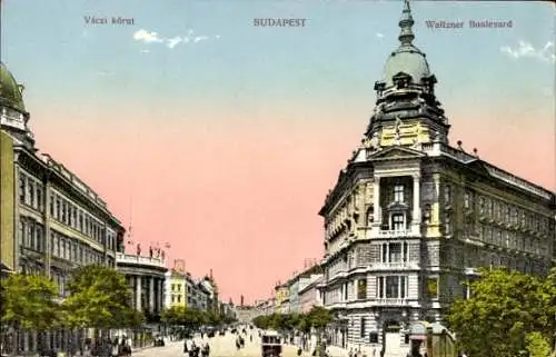 Ak Budapest Ungarn, Waitzner Boulevard