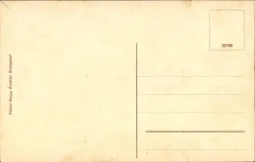 Ak Budapest Ungarn, Andrassy ut., Andrassystraße