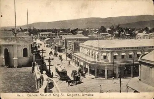 Ak Kingston Jamaika, General View of King Street