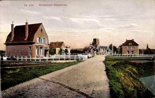 Ak De Lier Südholland, Dorpstraat Westeinde
