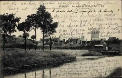 Ak Bergues Nord, Canal de Dunkerque