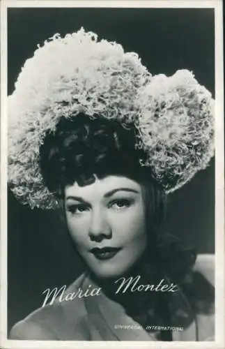 Ak Schauspielerin Maria Montez, Portrait,