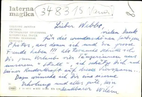 Ak Schauspieler Laterna magika, Szene, Frauen