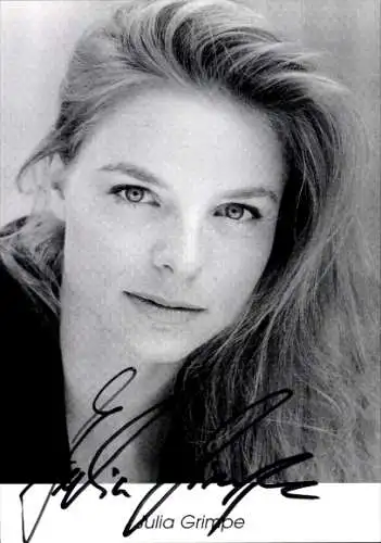 Ak Schauspielerin Julia Grimpe, Portrait, Autogramm