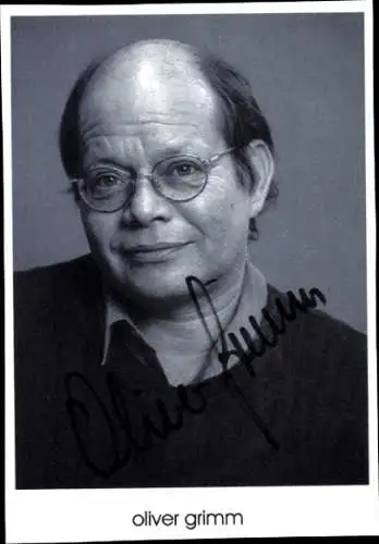 Ak Schauspieler Oliver Grimm, Portrait, Autogramm