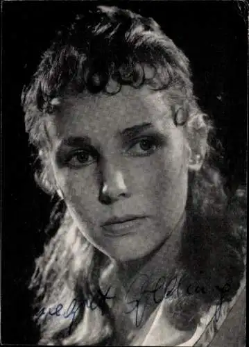 Ak Schauspielerin Annegret Golding, Portrait, Autogramm