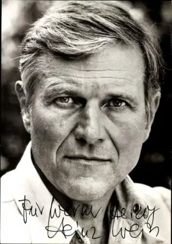 Ak Schauspieler Heinz Weiss, Portrait, Autogramm