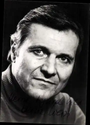 Ak Schauspieler Heinz Weiss, Portrait, Autogramm