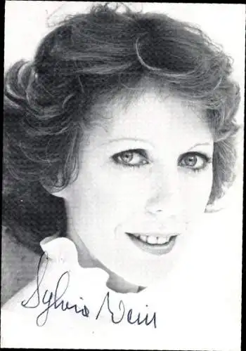 Ak Schauspielerin Sylvia Weiss, Portrait, Autogramm