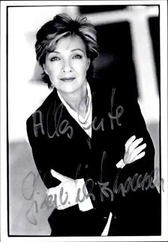 Ak Schauspielerin Gila von Weitershausen, Portrait, Autogramm