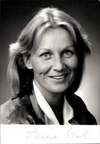 Ak Schauspielerin Anne Gsl, Portrait, Autogramm
