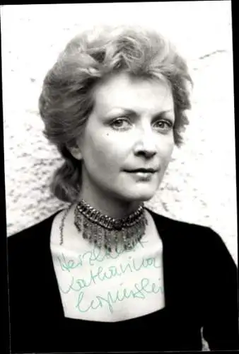 Ak Schauspielerin Katharina Lopinski, Autogramm, Portrait