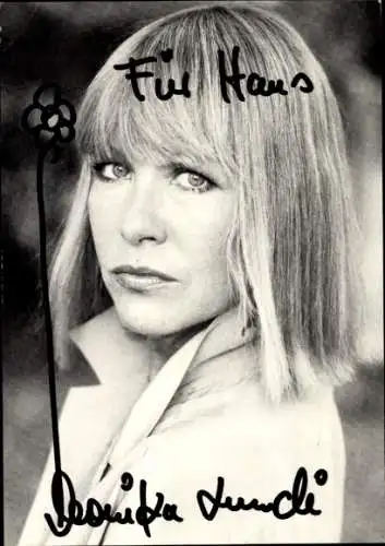 Ak Schauspielerin Monika Lundi, Portrait, Autogramm