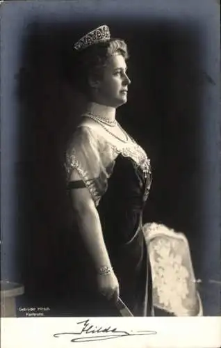 Ak Hilda von Nassau, Großherzogin von Baden, Badischer Landesverein vom Roten Kreuz