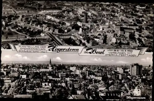 Ak Hagerstown Maryland USA, Ausstellung der amerikanischen Schwesterstadt in Wesel