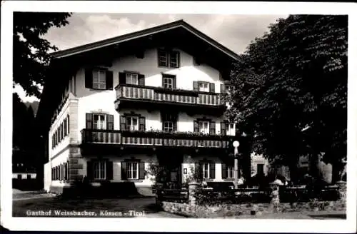 Ak Kössen in Tirol, Gasthof Weissbacher