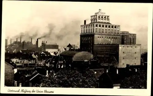 Ak Dortmund im Ruhrgebiet, Malzburg der Union Brauerei