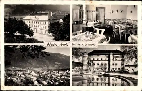 Ak Spittal an der Drau Kärnten, Hotel Ertl