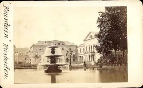 Foto Wiesbaden in Hessen, Springbrunnen