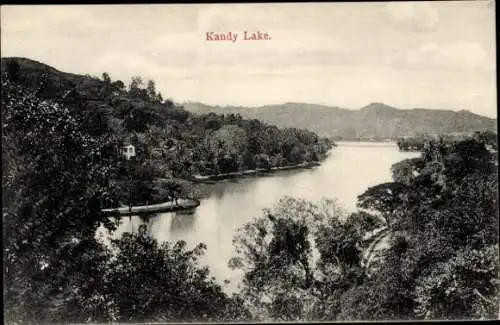 Ak Kandy Sri Lanka Ceylon, Panorama, See