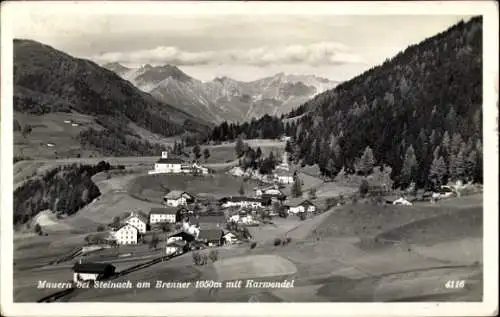 Ak Mauern Steinach am Brenner in Tirol, Panorama, Karwendel