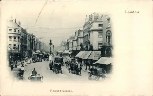Ak London City England, Regent Street