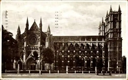 Ak City of Westminster London England, Westminster Abbey