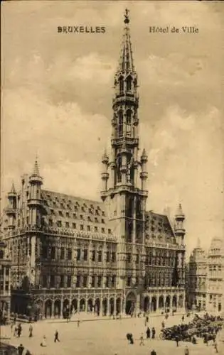 Ak Brüssel Brüssel, Rathaus