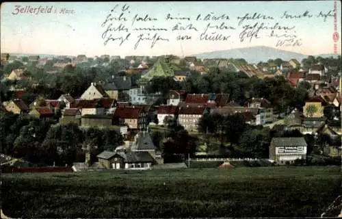 Ak Clausthal Zellerfeld im Oberharz, Gesamtansicht