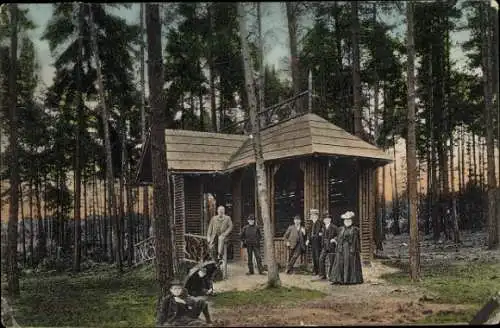 Ak Zwickau in Sachsen, Hütte im Wald