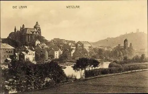 Ak Wetzlar an der Lahn, Teilansicht