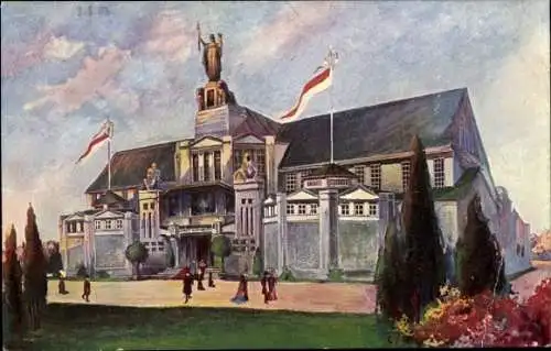 Ak Nürnberg in Mittelfranken, Bayerische Jubiläums Landesausstellung 1906, Gebäude der Stadt