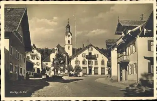 Ak Bad Kohlgrub in Oberbayern, Teilansicht