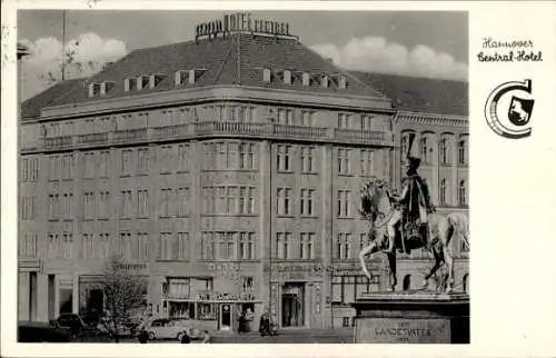 Ak Hannover in Niedersachsen, Central Hotel