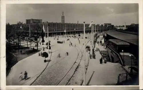 Ak Köln am Rhein, Hauptgebäude der Pressa, Internationale Presseausstellung 1928