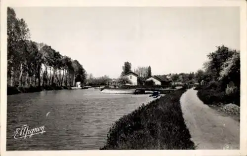 Ak Châtillon Coligny Loiret, Bords du Canal