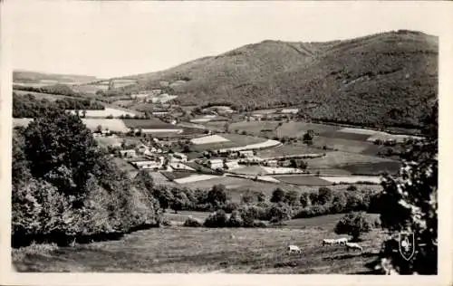 Ak Morvan Nièvre, Ortspanorama