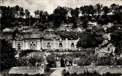 Ak Vouvray sur Loir Sarthe, Les Charmettes, Villa dans le Roc