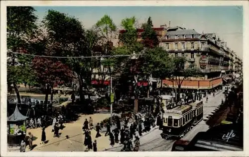 Ak Toulouse Haute Garonne, Rue d'Alsace Lorraine, Straßenbahn