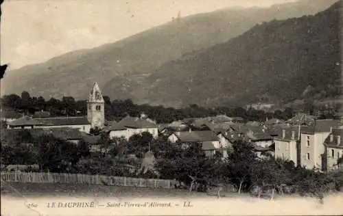 Ak Saint Pierre d'Allevard Isère, Le Dauphine, Blick über die Dächer