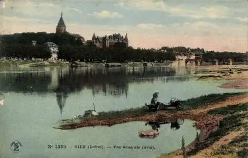 Ak Gien Loiret, allgemeine Sicht