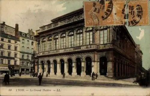 Ak Lyon Rhône, Großes Theater