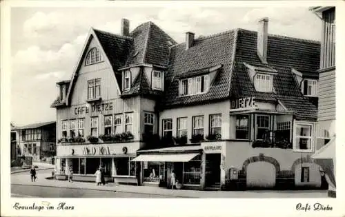 Ak Braunlage im Oberharz, Cafe Dietze