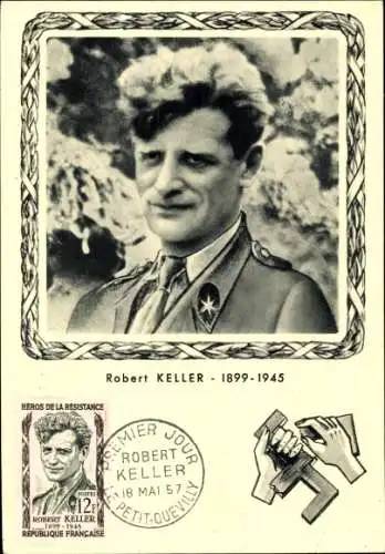 Maximum Ak Robert Keller, Widerstand, Erster Tag 1957