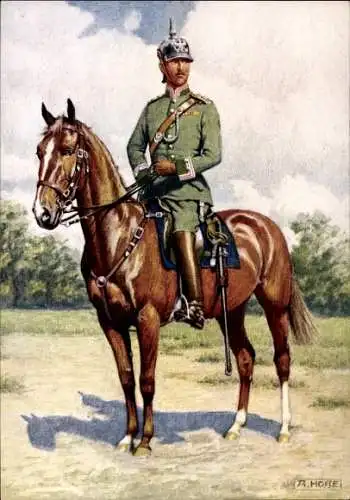 Künstler Ak Hosse, A., Jäger-Regiment zu Pferde Nr. 2
