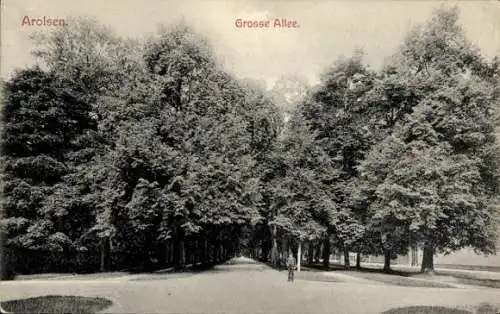 Ak Bad Arolsen in Hessen, Große Allee